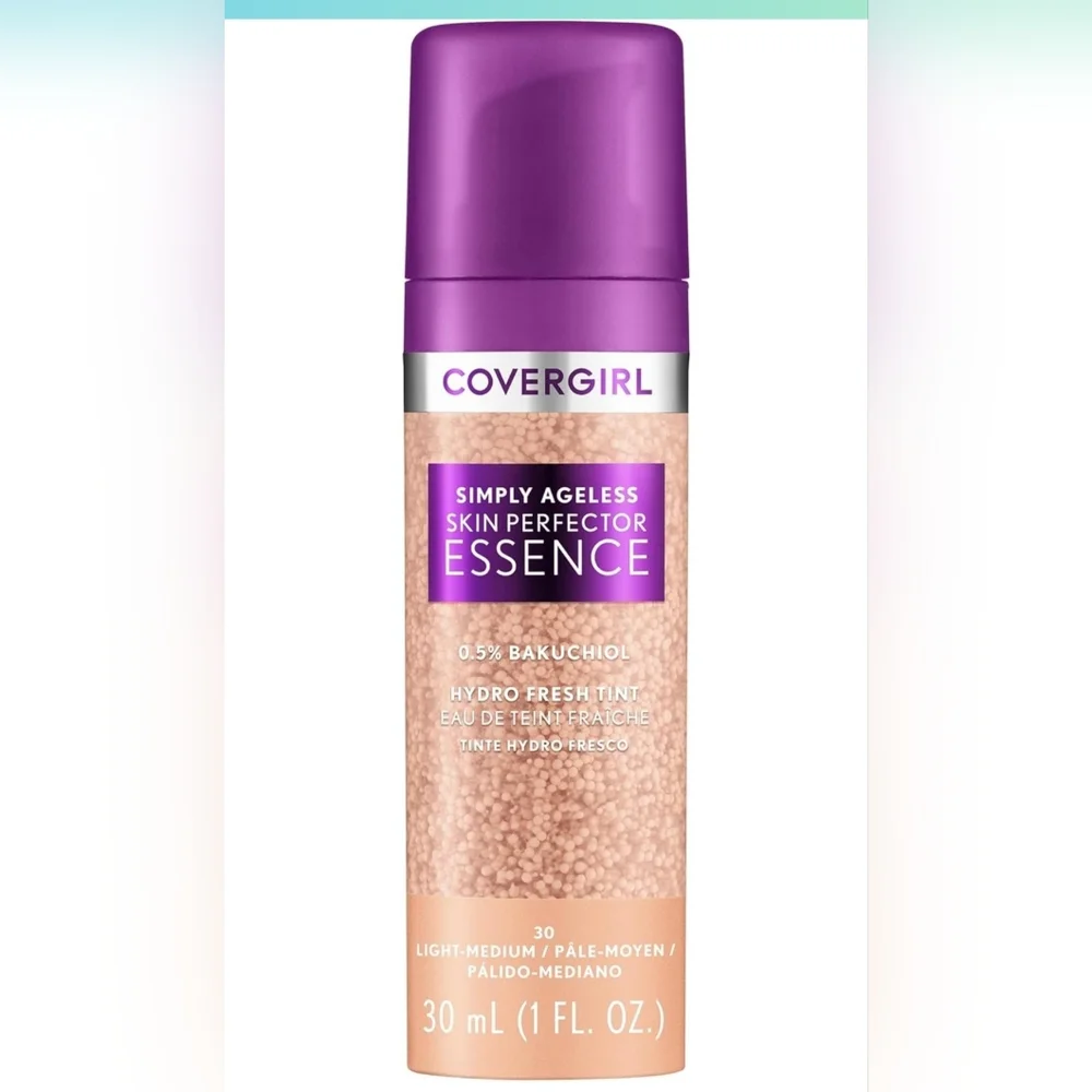 Covergirl NEW Simply Ageless Skin Perfector Essence Foundation, 30 Light-Medium
